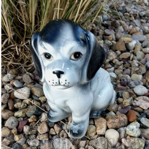 Vintage Accents - Vtg Ceramic Puppy Dog Flower Pot Planter Vintage Accents - Vtg Ceramic Puppy Dog Flower Pot Planter